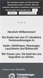 Mobile Screenshot of ferienwohnung-ostalb.de
