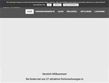 Tablet Screenshot of ferienwohnung-ostalb.de